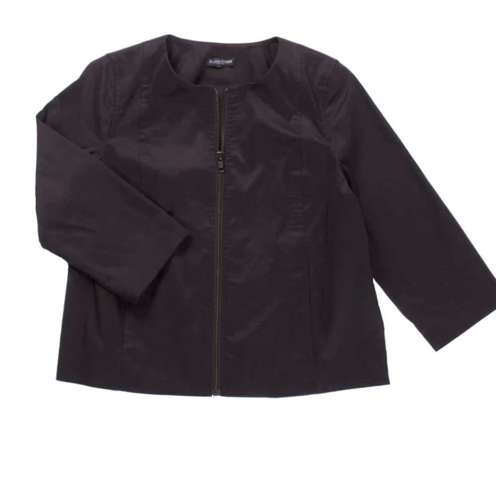 *not for sale* Eileen Fisher Polished Ramie Stretch Jacekt